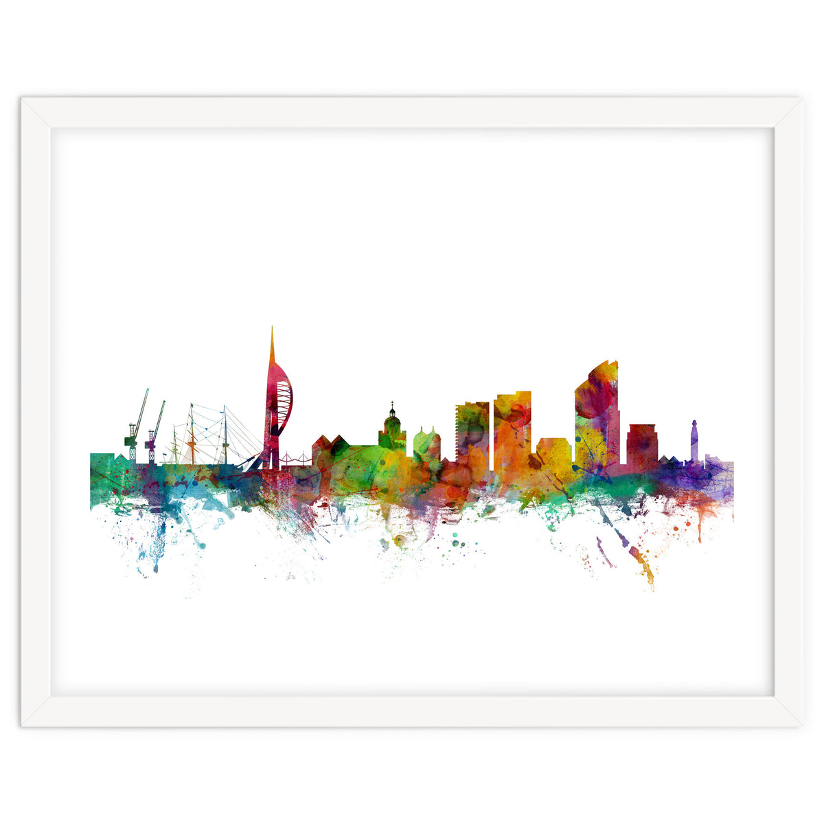 Portsmouth England Skyline