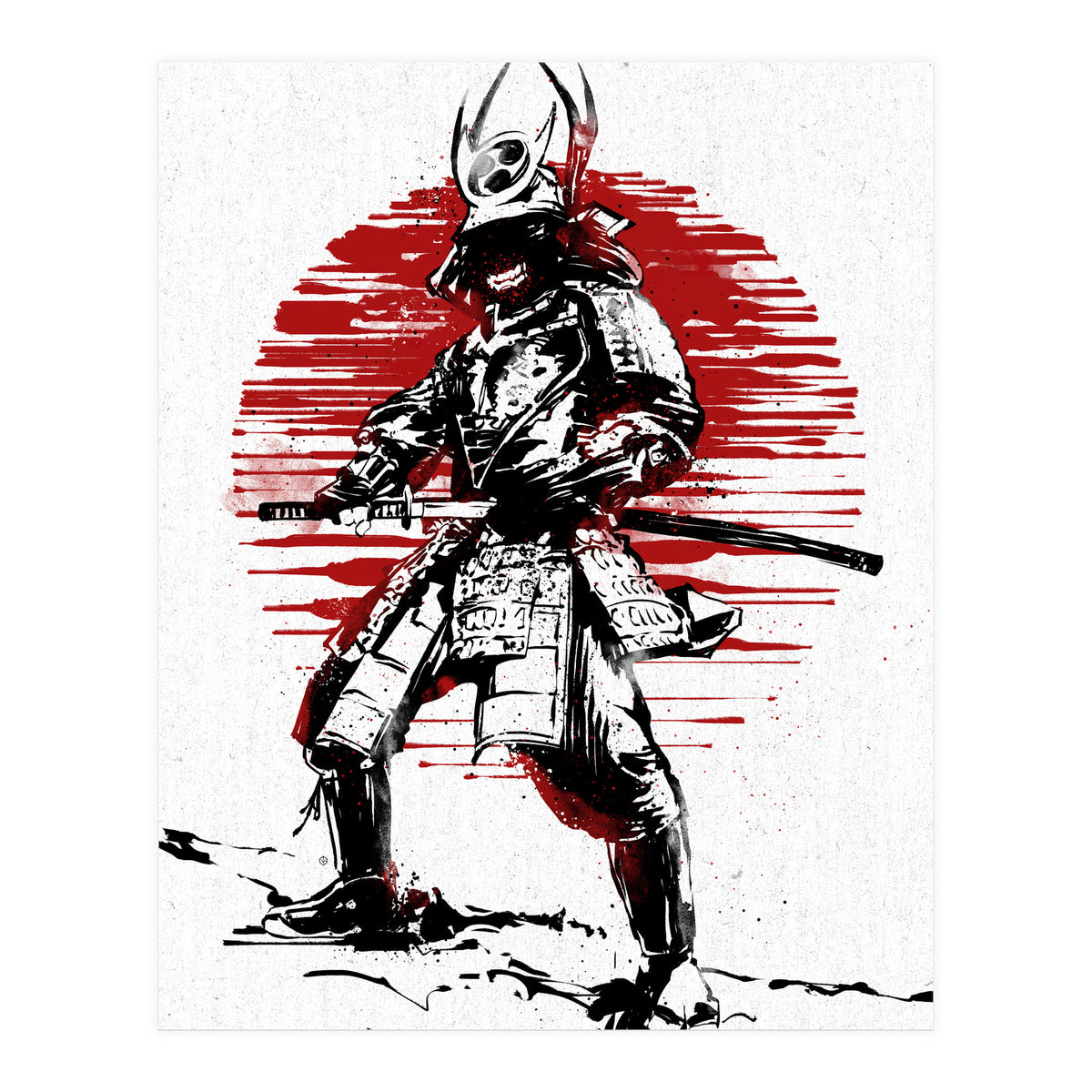 Red Sun Samurai (Print Only)
