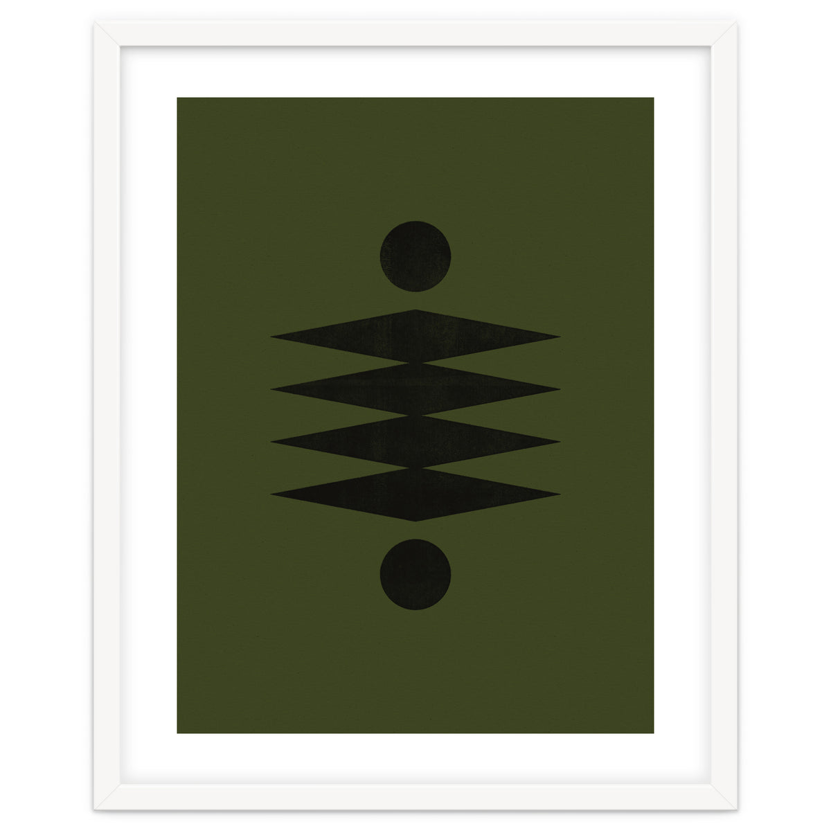 Mid-Century Modern No.19 - Woodblock Print