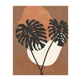 Boho Earth Tones Monstera (Print Only) thumbnail
