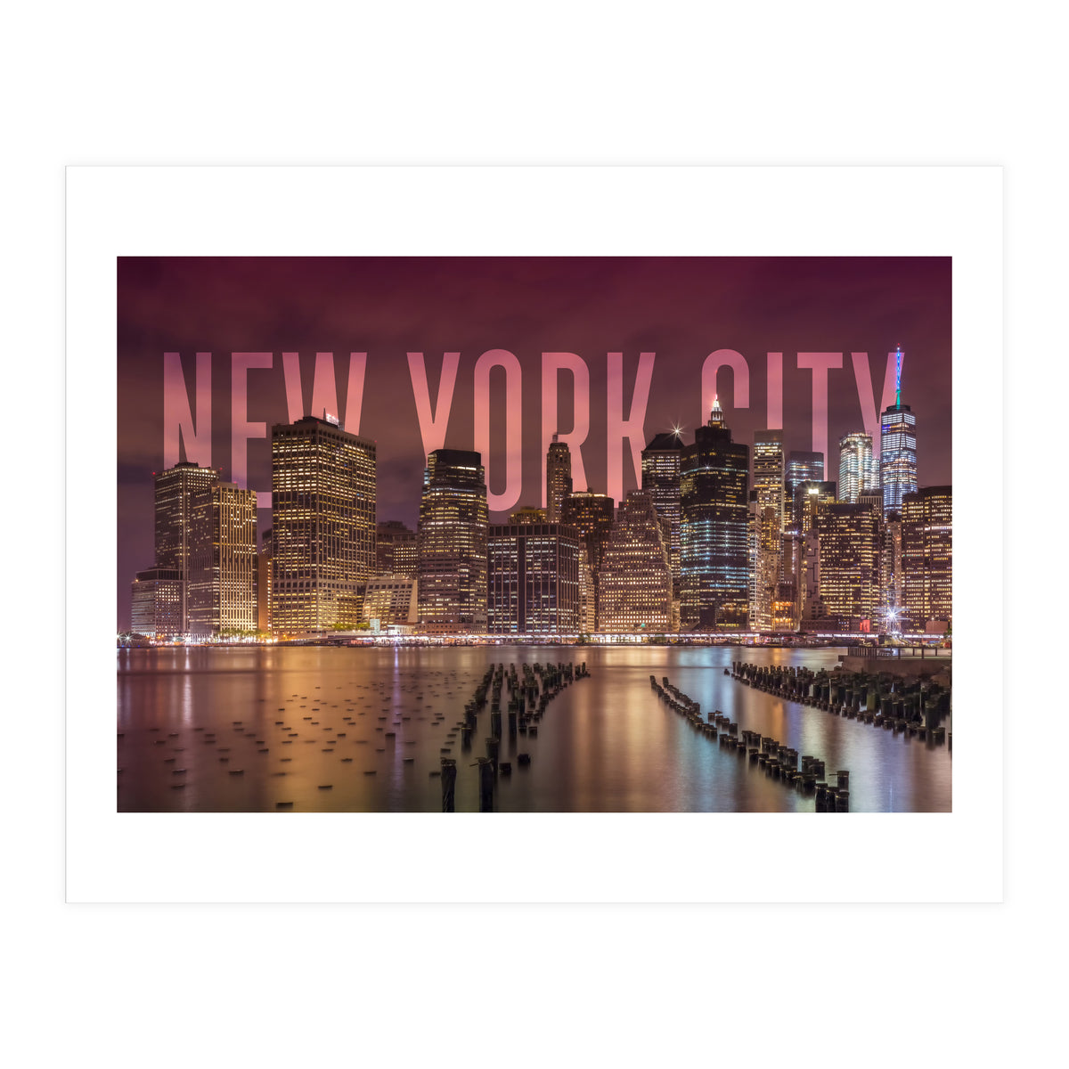 NEW YORK CITY Skyline  (Print Only)