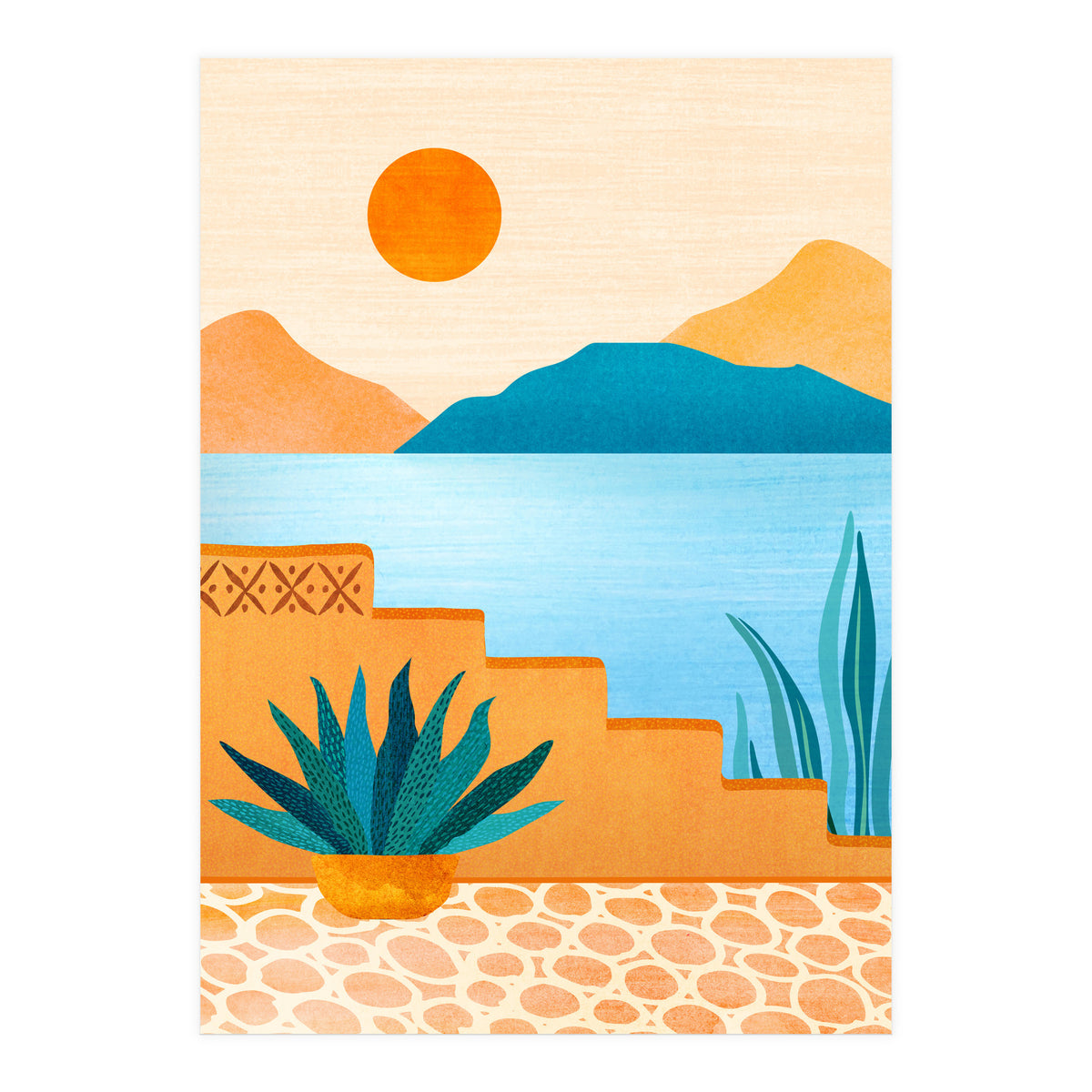 Baja Landscape Illustration (Print Only)