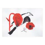 Black Bird And Poppies (Print Only) thumbnail