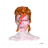 David Bowie Low Poly (Print Only)
