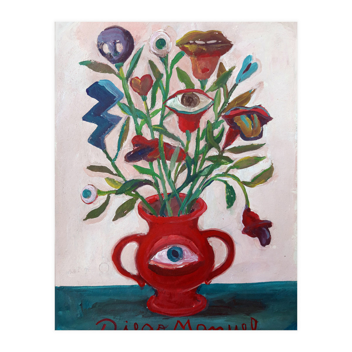 Florero Con 1 Rayo (Print Only)