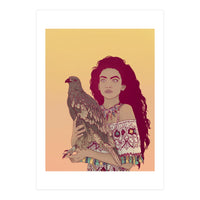 Falcon Lady (Print Only)