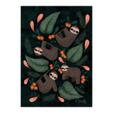Floral Sloths (Print Only) thumbnail