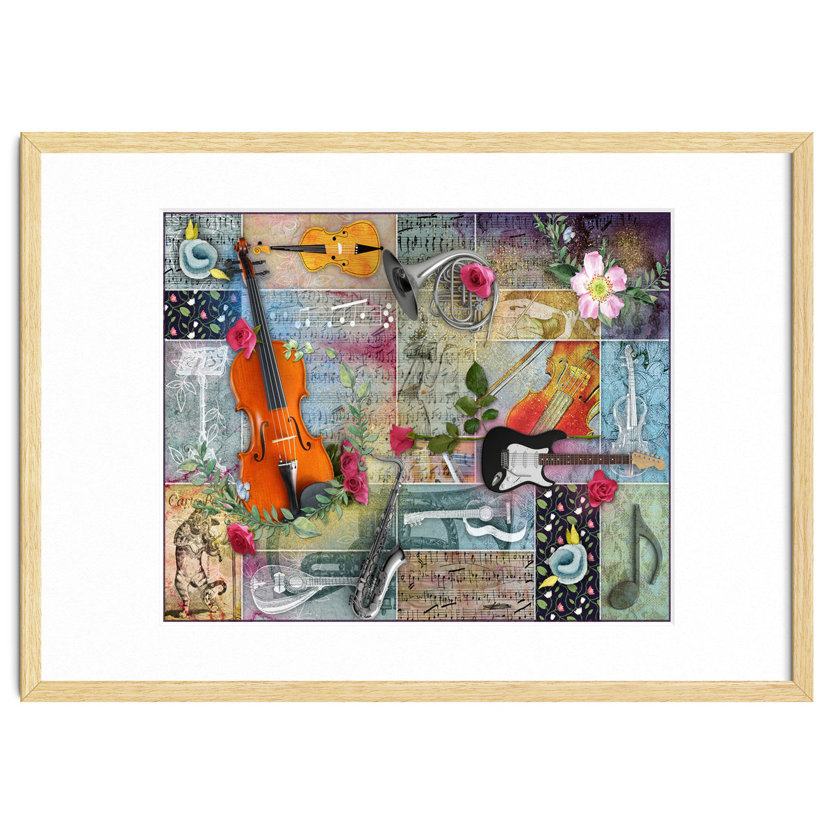 Musical Garden Collage