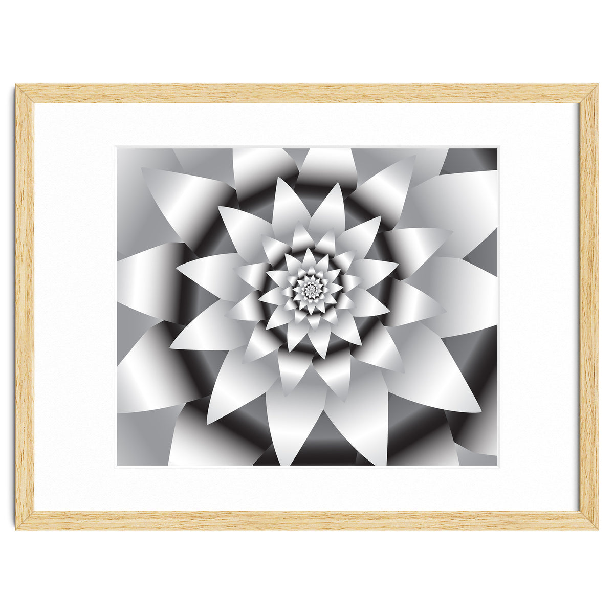 Abstract Modern Flower Design Art