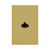 Olive green and black vase (Print Only) thumbnail