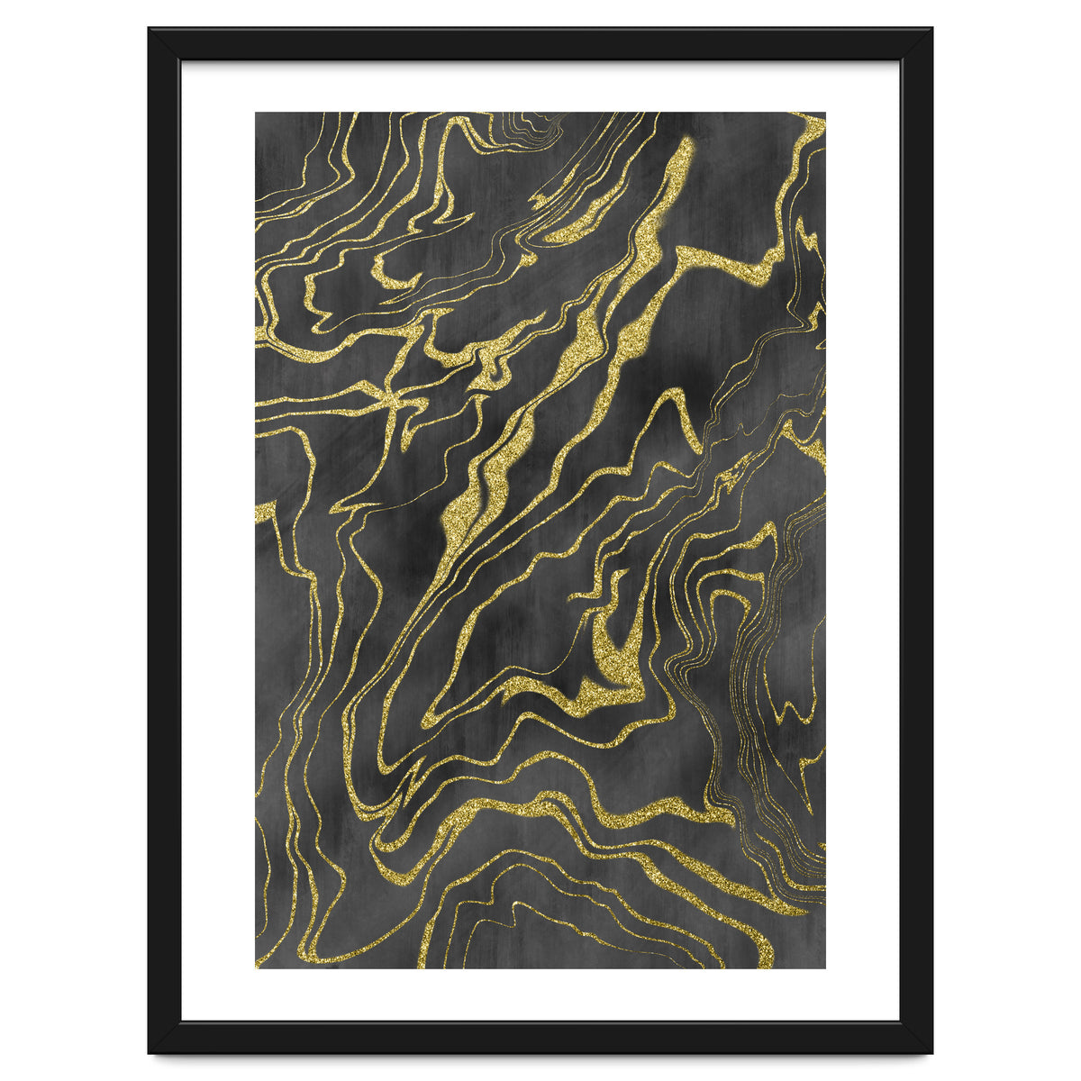 Golden Flows No. 9