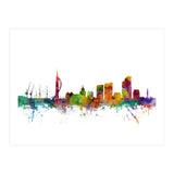 Portsmouth England Skyline (Print Only) thumbnail
