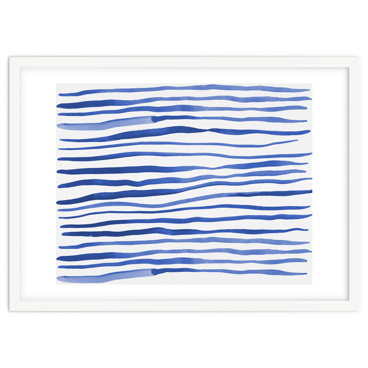 Irregular blue lines pattern