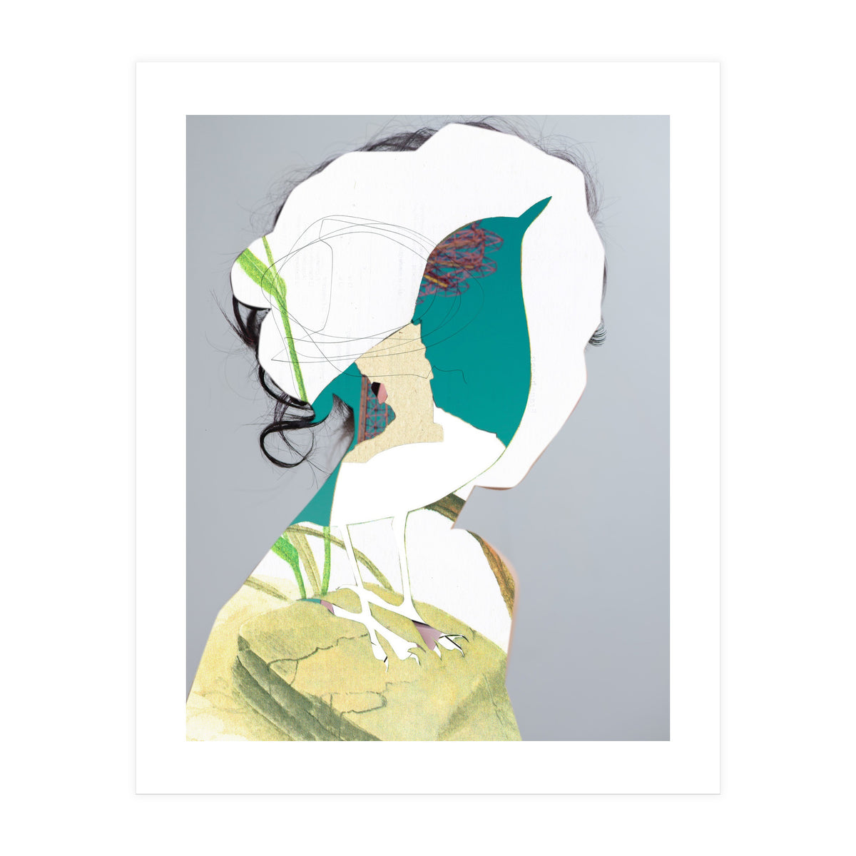 Her Voice Sounds Like A Bird (Print Only)