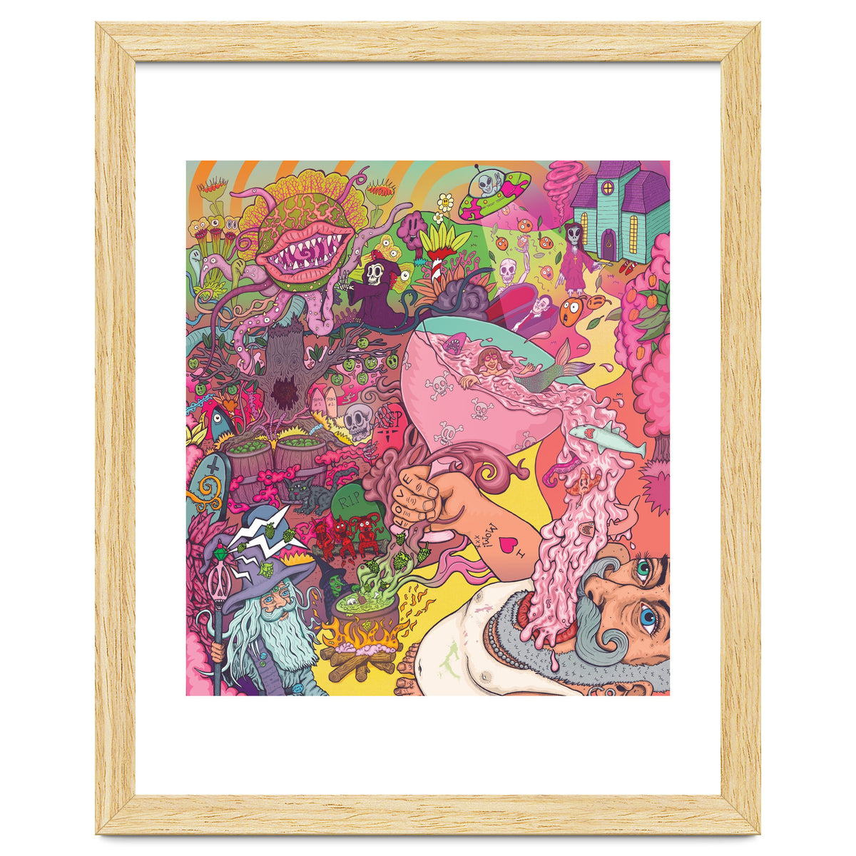 Abbeydale Brewery Collab Series Full Illustration - Yeastie Boys UK, Northern Monk, Origins Fyne Ales, Haand, Brew York and Black Jack Brewery.