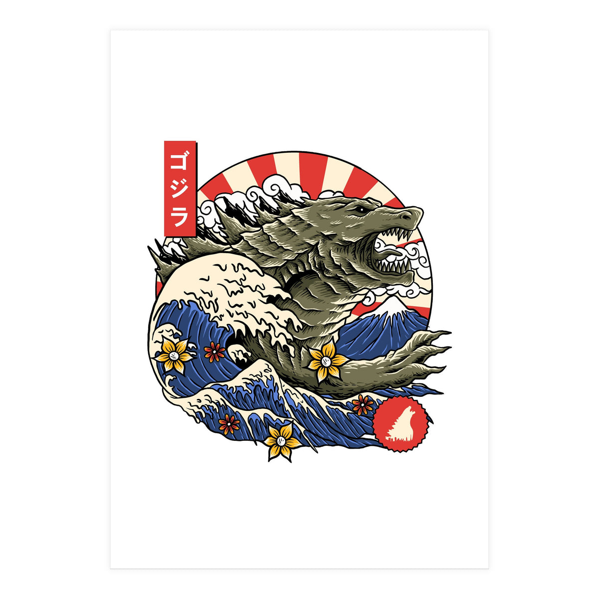 Kaiju Wave (Print Only)