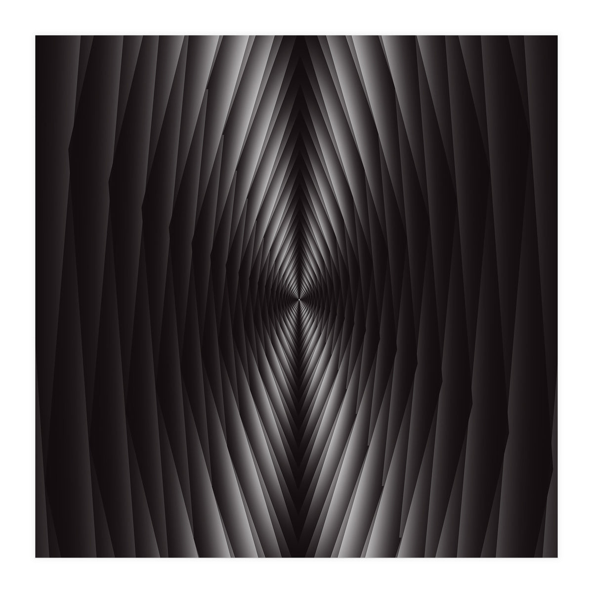 Monochrome Spiral Background  (Print Only)