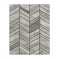 Concrete Chevron Pattern (Print Only)