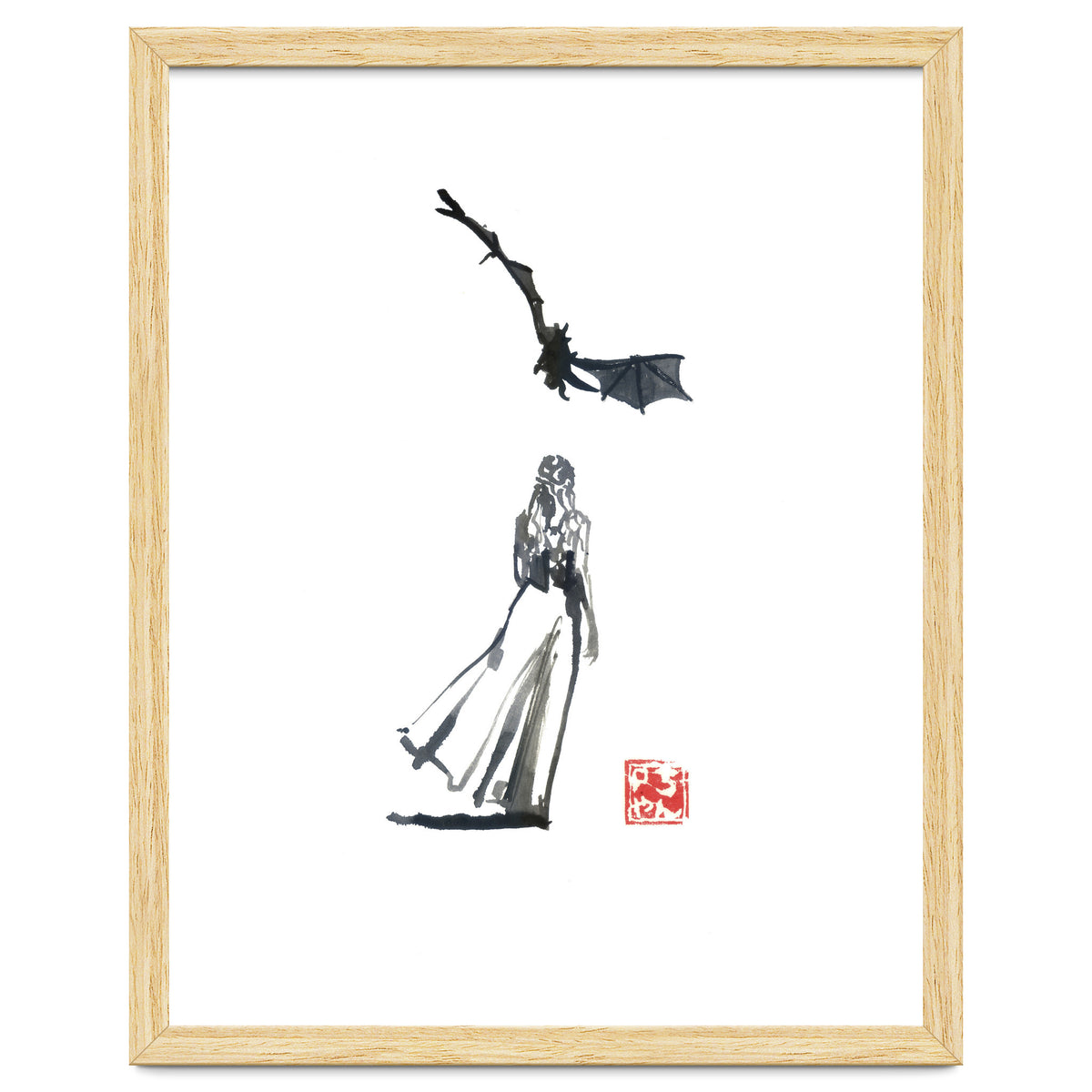 daenerys targaryen and the dragon