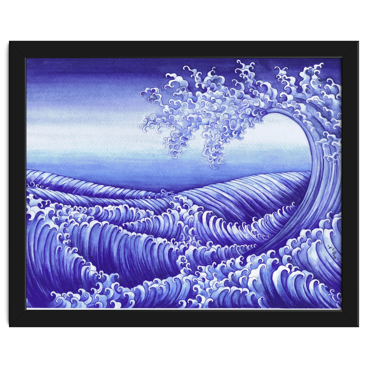 Turbulent Water Triptych part 3