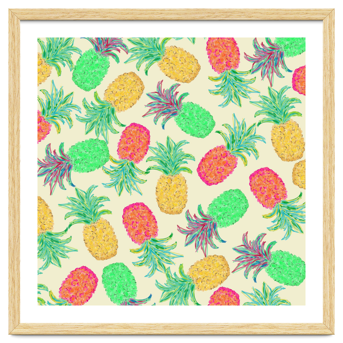 Pineapple Pandemonium Multicolo