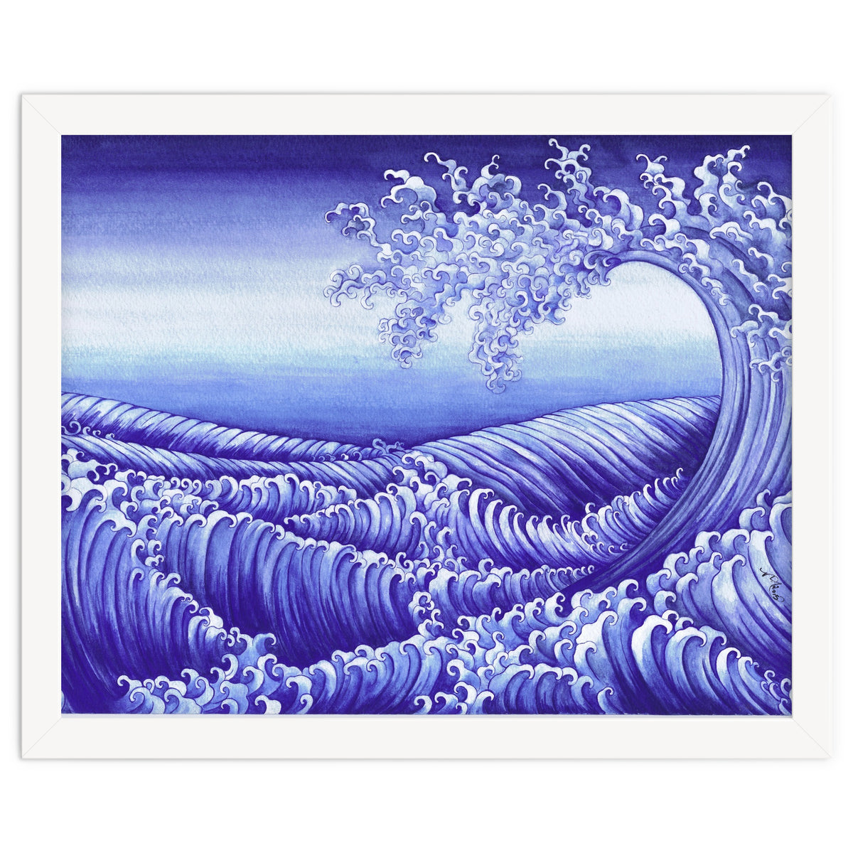 Turbulent Water Triptych part 3