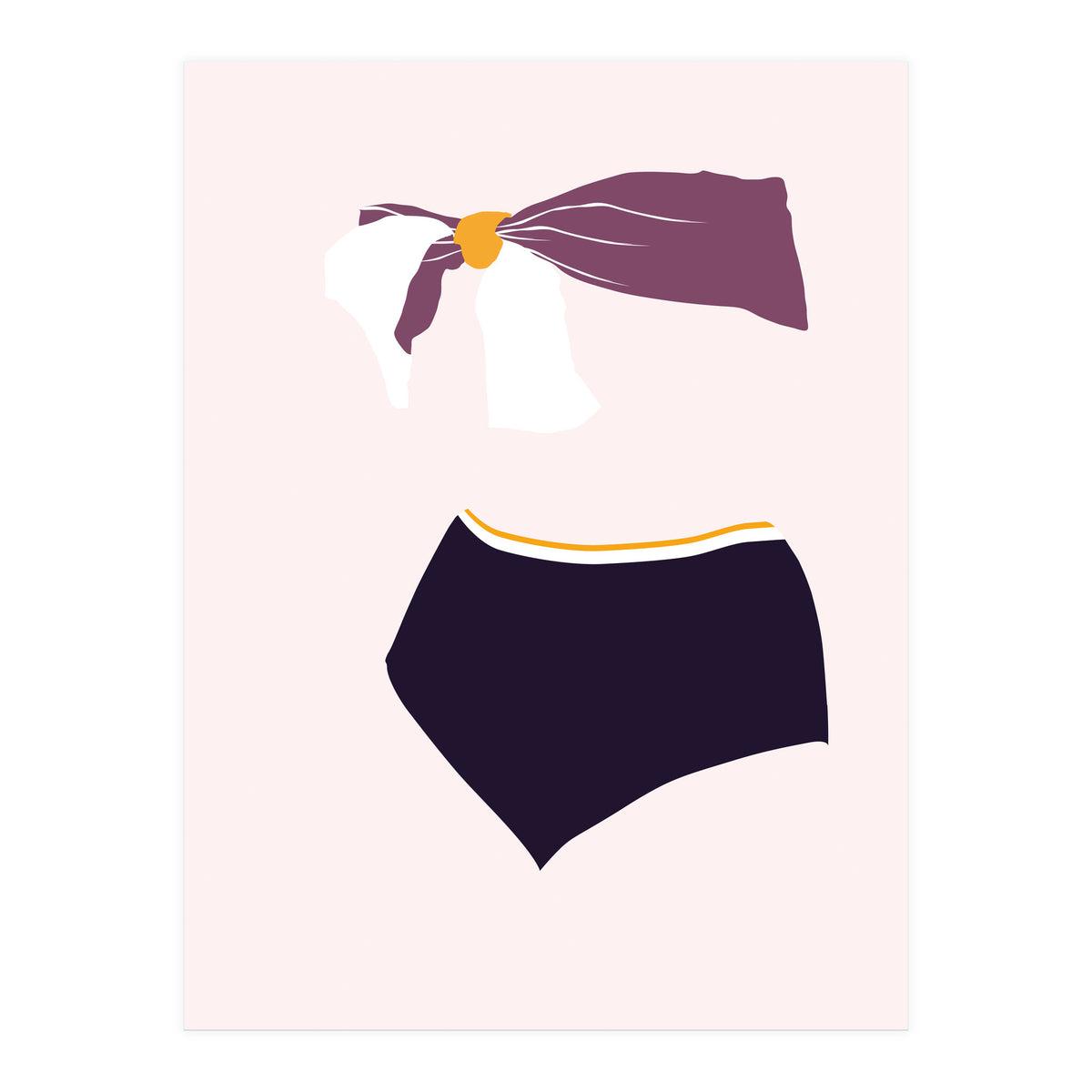 Bikini Aubergine (Print Only)