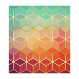 Colorful and golden pattern II (Print Only) thumbnail