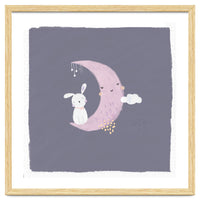 Baby Bunny And Moon