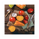 Bell peppers and tomatoes (Print Only) thumbnail