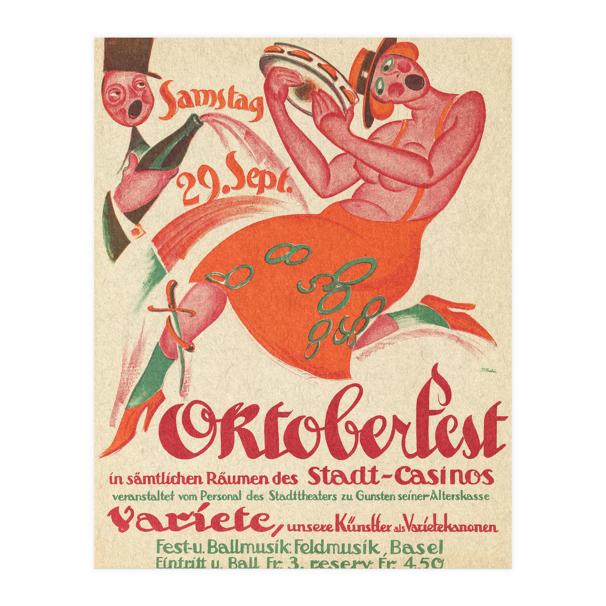 Oktoberfest 1923 Advertisement (Print Only)