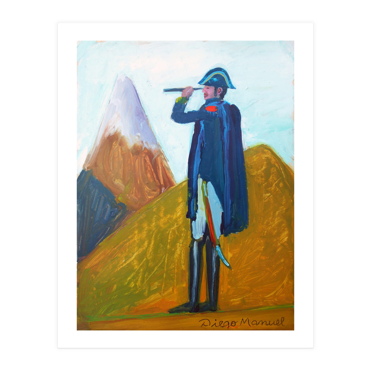 San Martin Cruzando Los Andes 3b (Print Only)