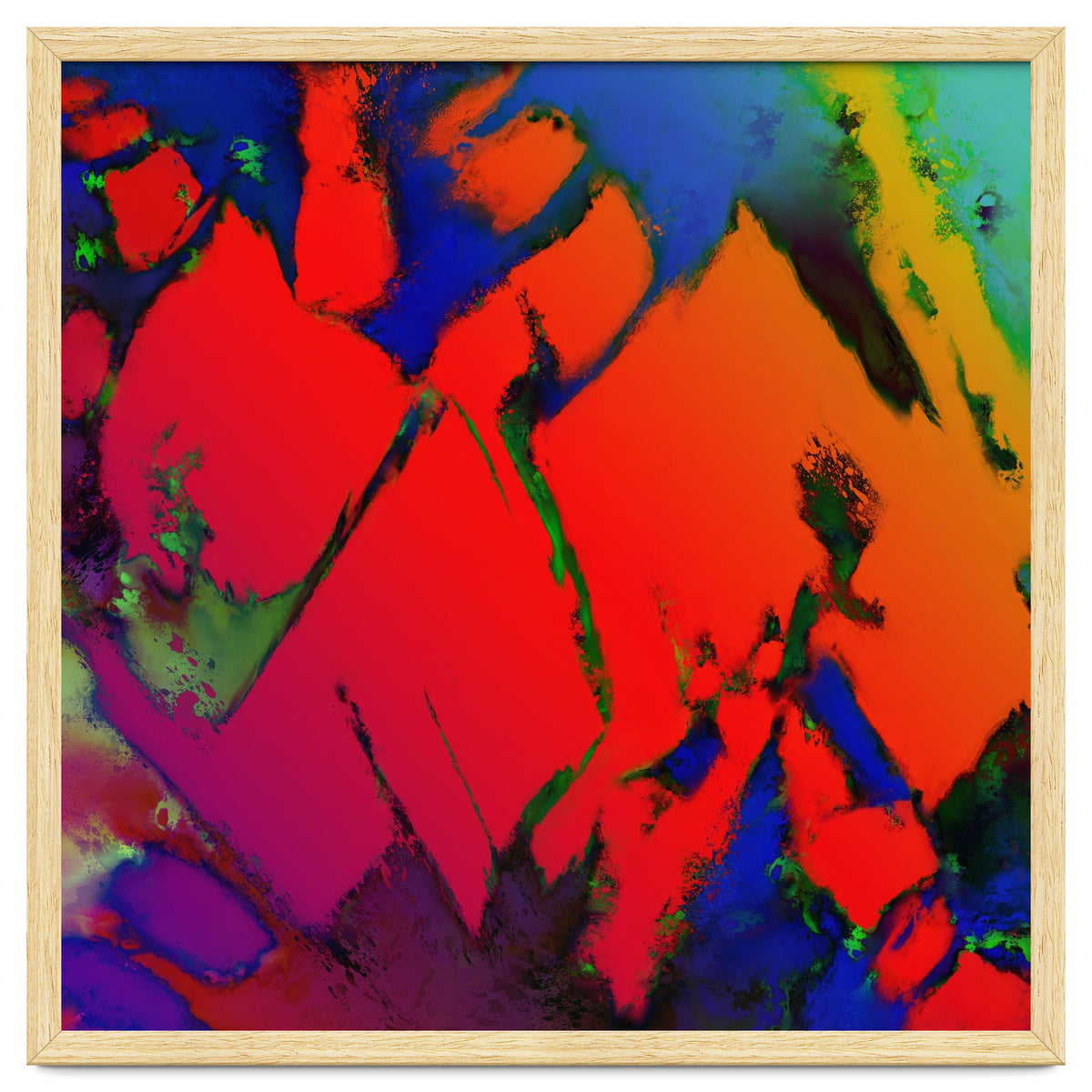 Colliding Panels Red