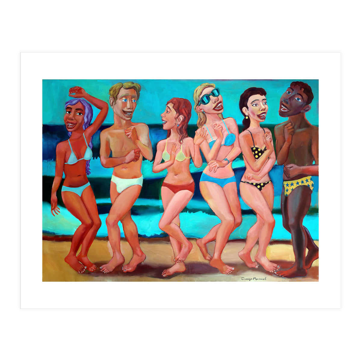 Fiesta En La Playa 2 (Print Only)