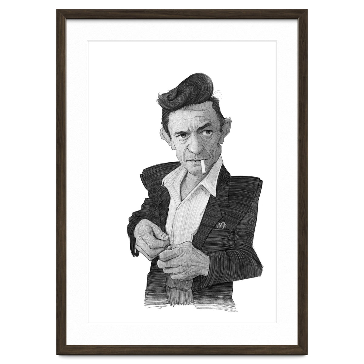 Johnny Cash Portrait