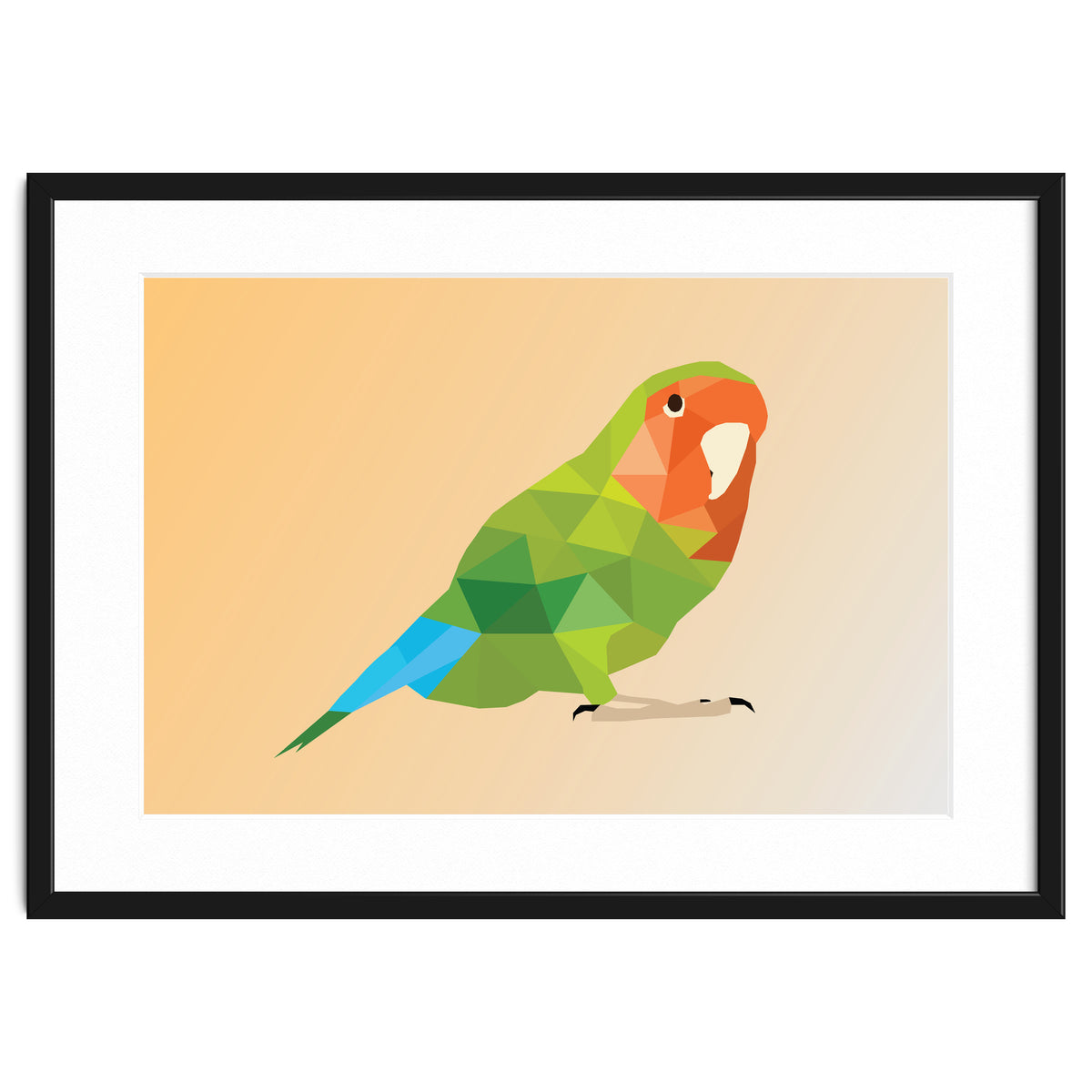 Parrot Low Poly Art