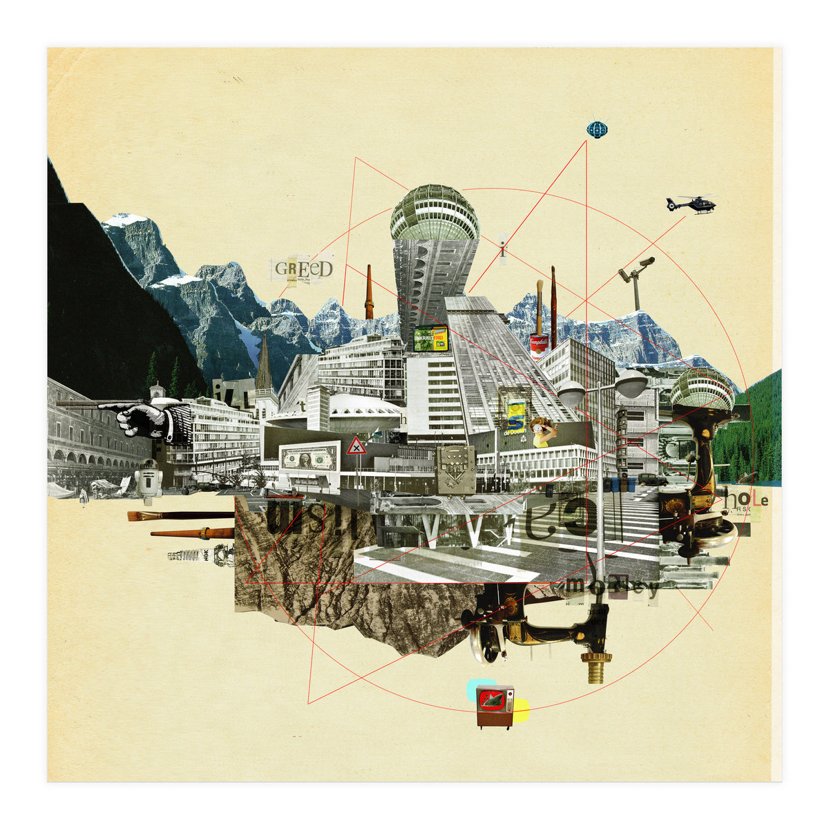 Collage City Mix 7 (Print Only)