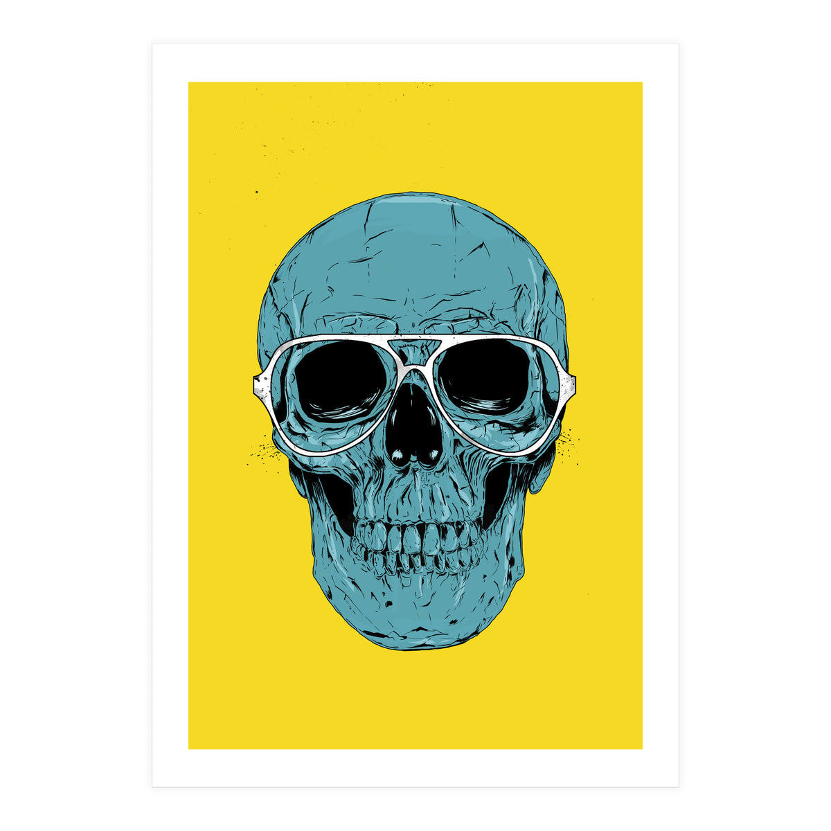 Blue Skull (Print Only)