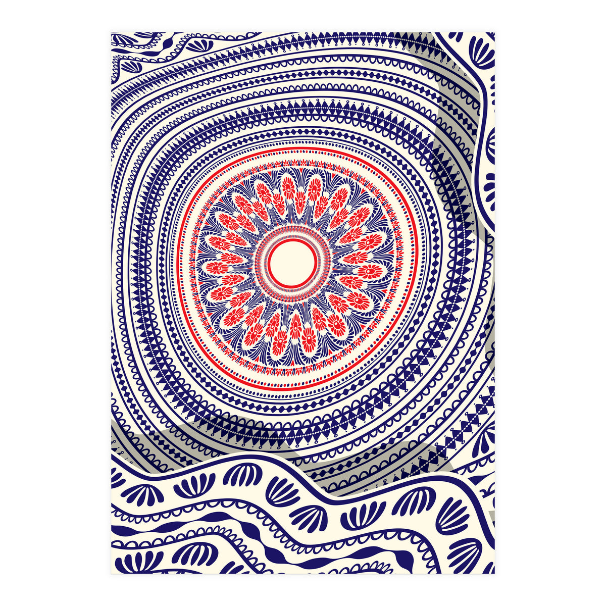 Romanian embroidery background 17 (Print Only)