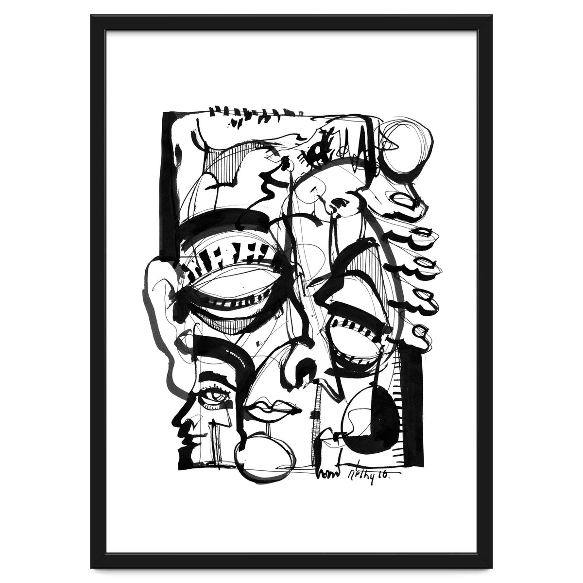 Weird Sensation - b&w