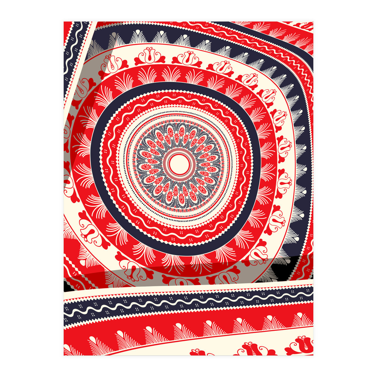 Romanian embroidery background 10 (Print Only)