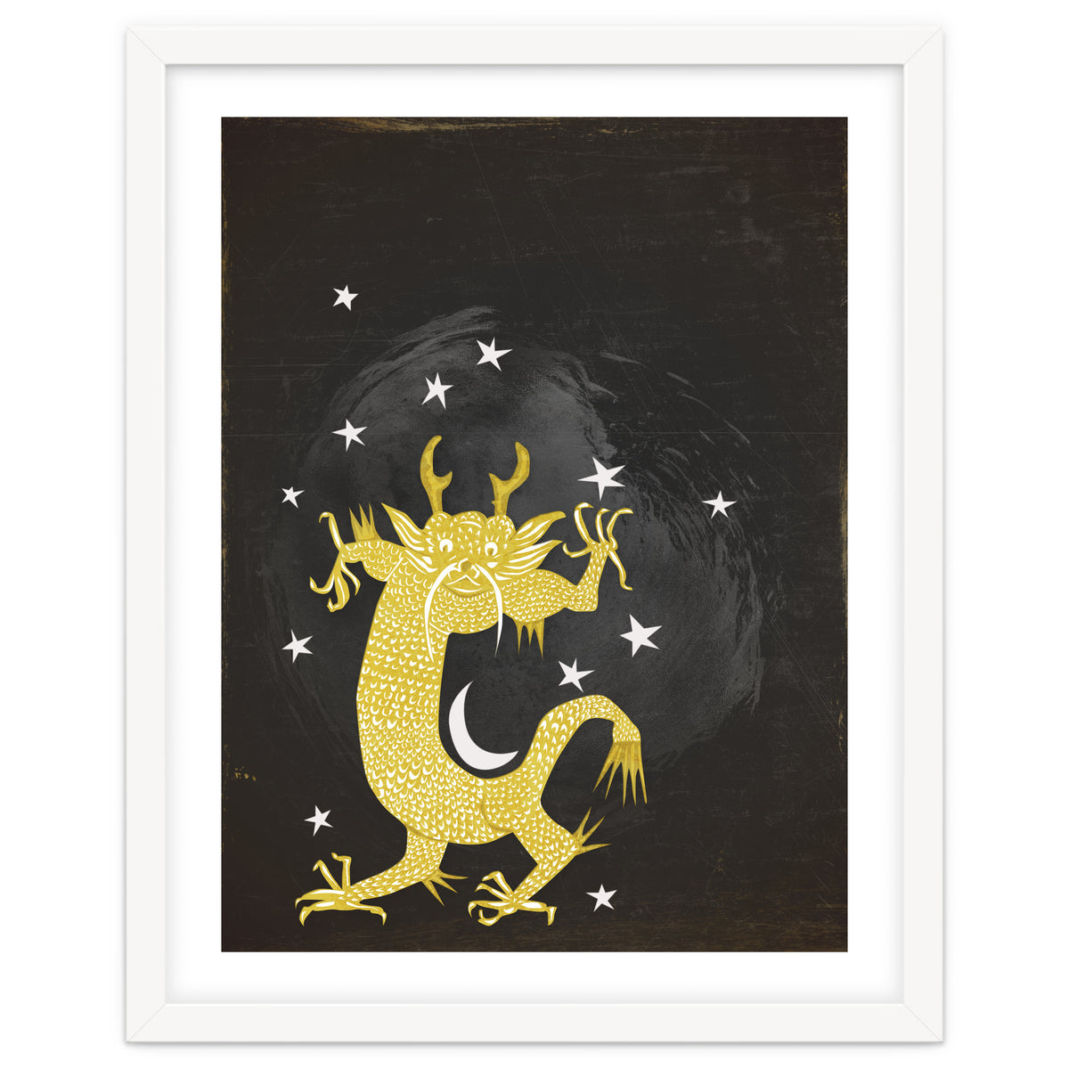 Vintage Cosmos: Golden Dragon