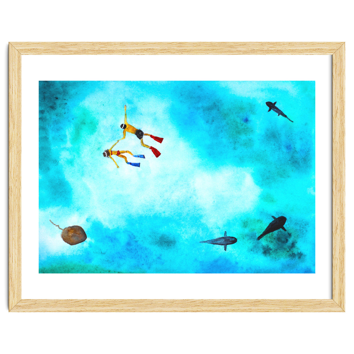 One summer day || watercolor