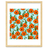 Peoni Garden | Boho Floral Meadow | Vintage Botanical Graphic Design thumbnail