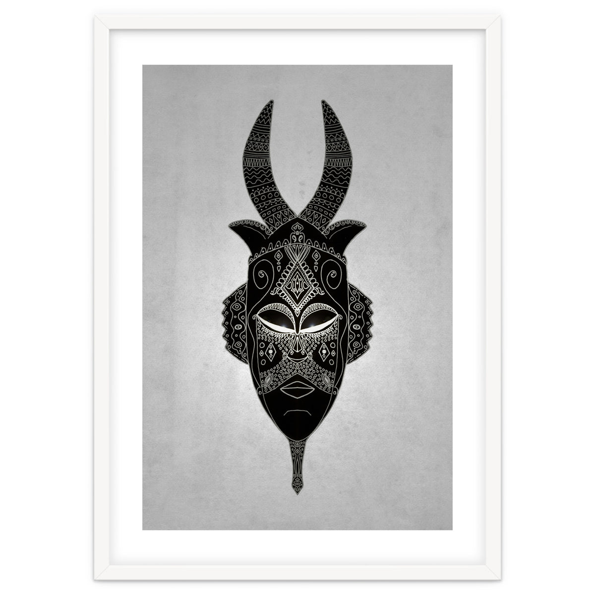 Horned Tribal Mask
