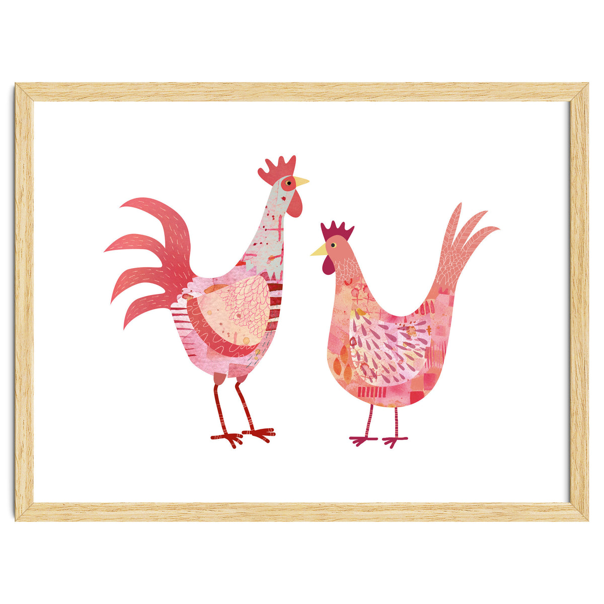 Hen And Cockerel