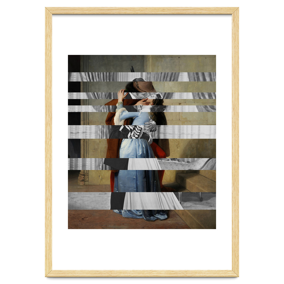 Hayez's "The Kiss" & Clark Gable and Vivien Leigh