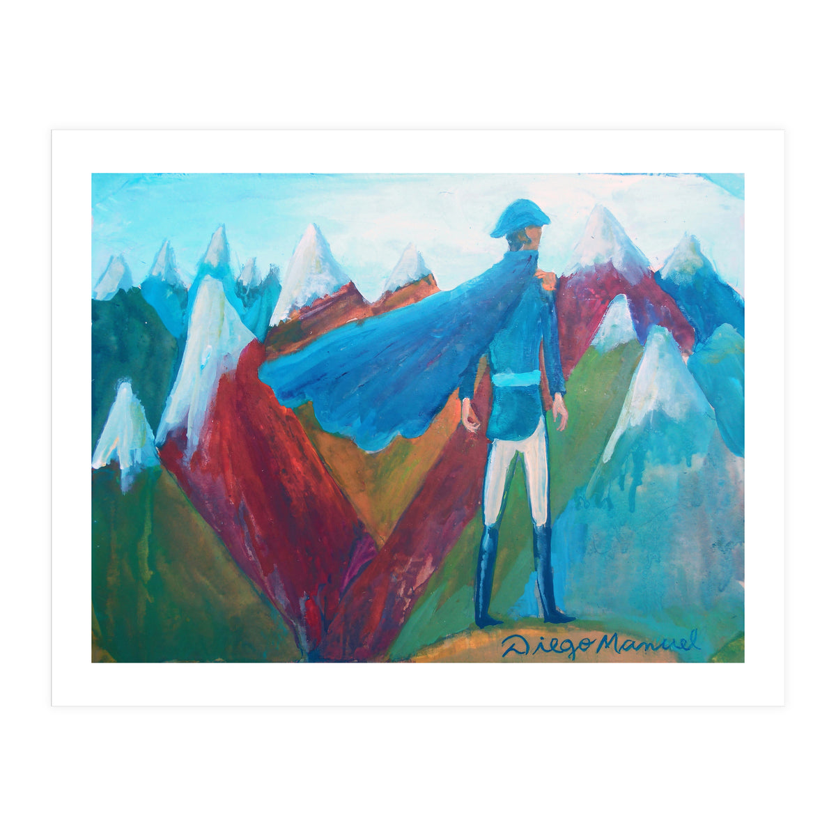 San Martin Cruzando Los Andes 5 (Print Only)