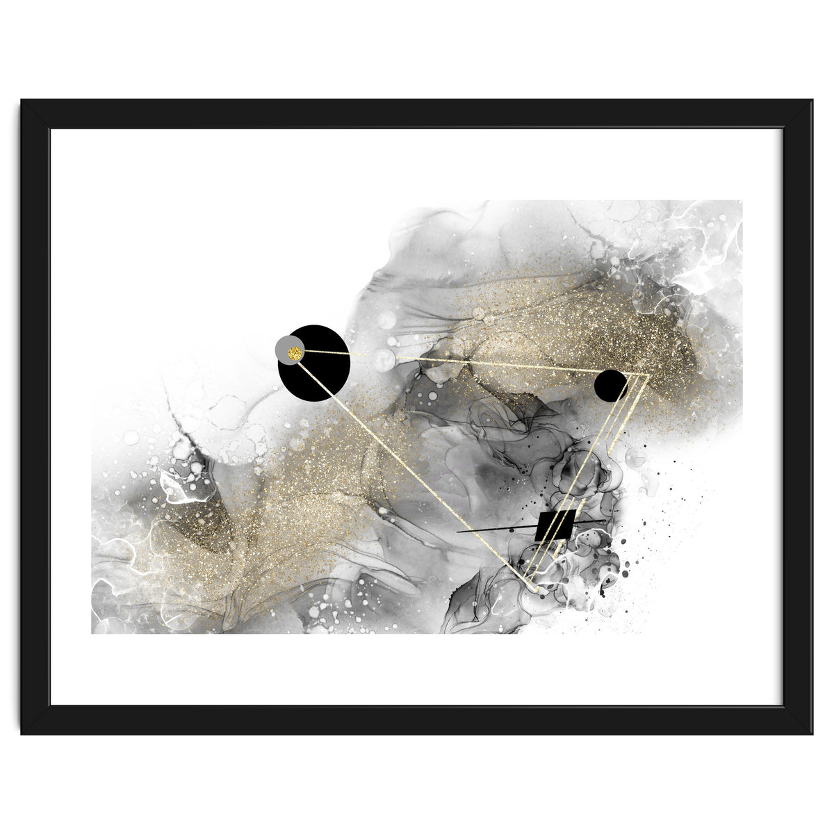 ALCOHOL INK Abstract galaxy