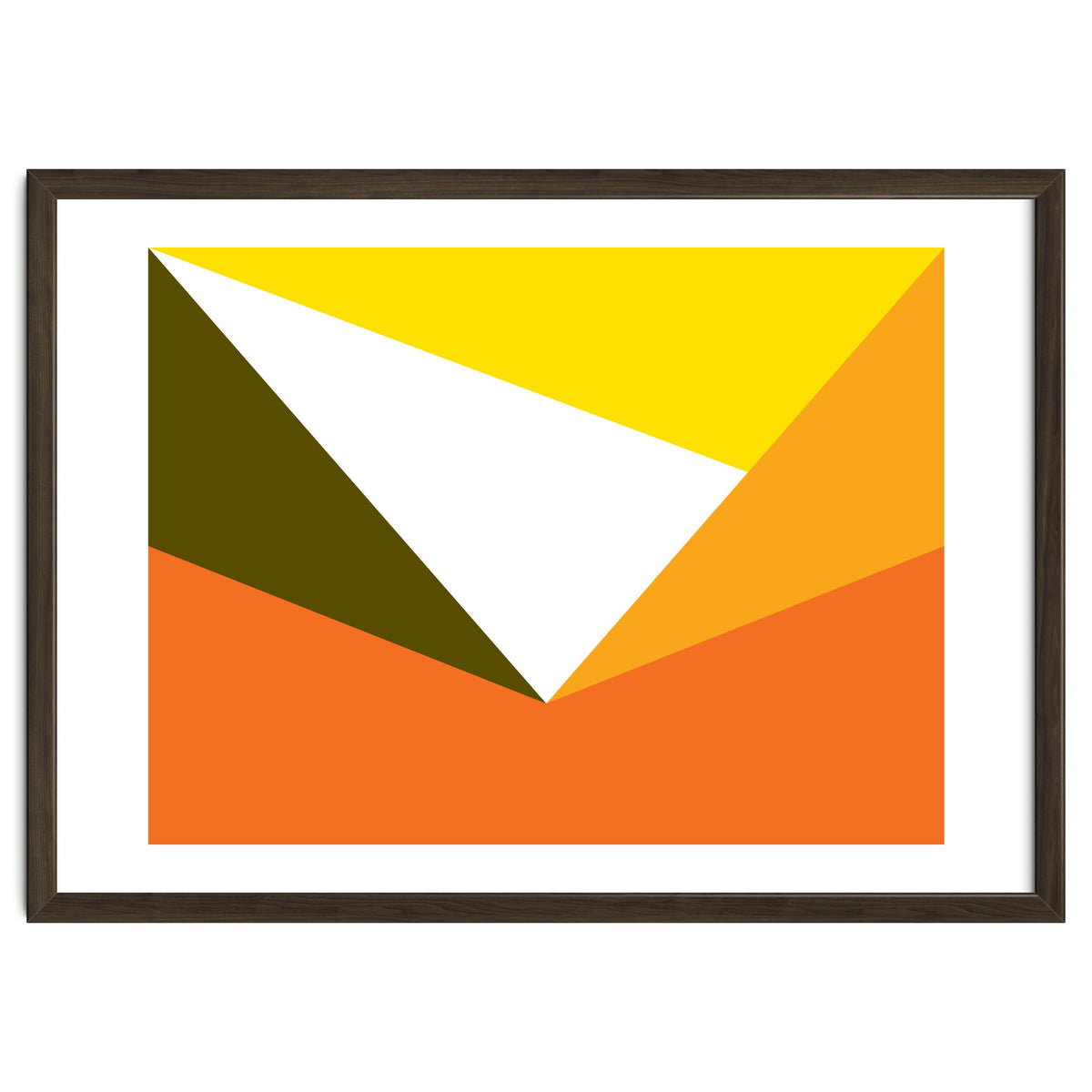 Geometric Shapes No. 58 - yellow & orange